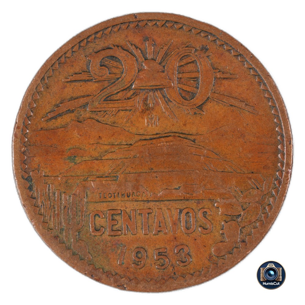 Mexico - 20 Centavos - 1953