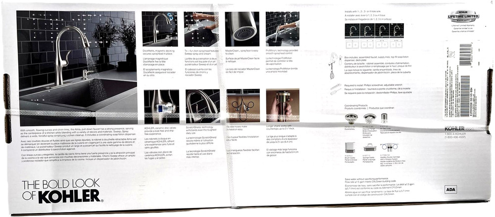 ALMA® PULLDOWN KITCHEN FAUCET