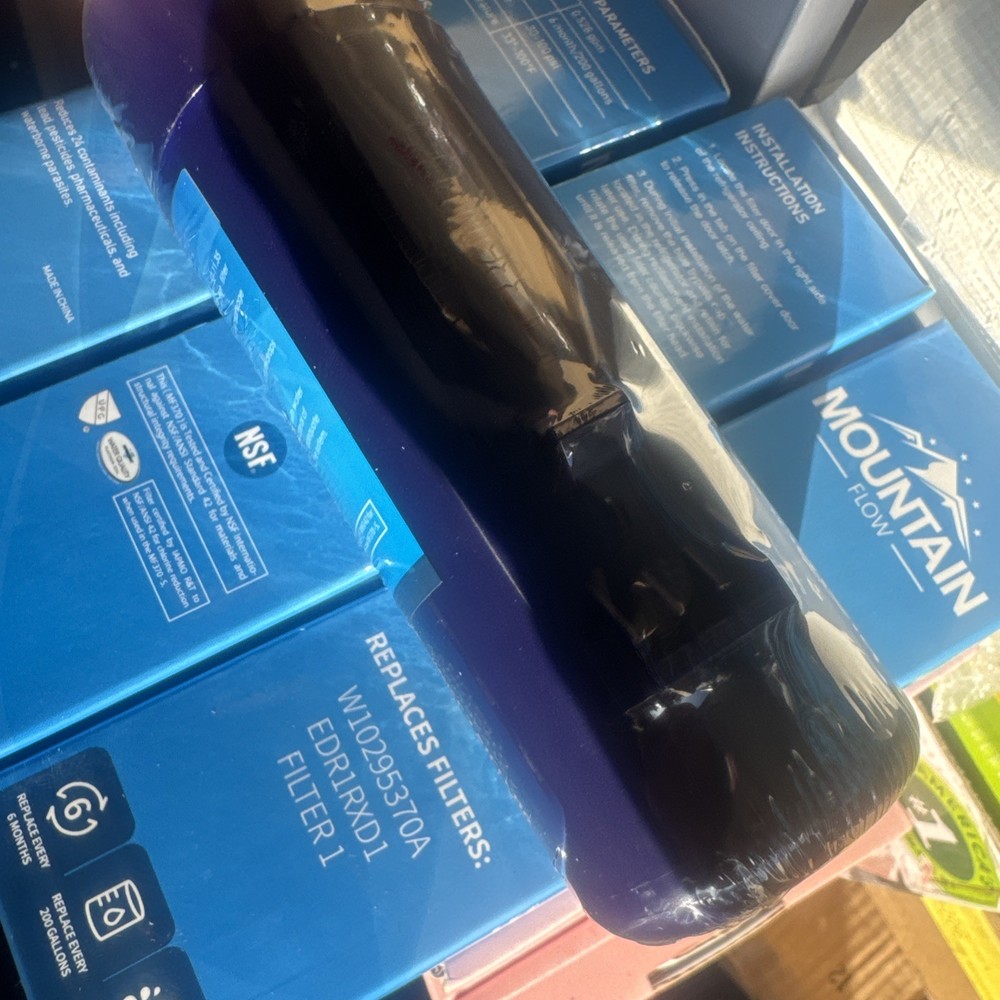 (3) Mountain Flow Refrigerator Water Filter MF370 Replacement sealed