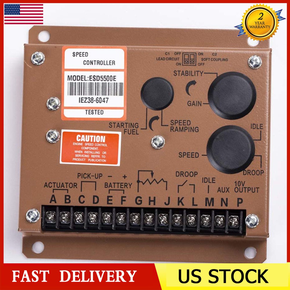 ESD5500E Electronic Engine Speed Controller Governor For Generator Genset
