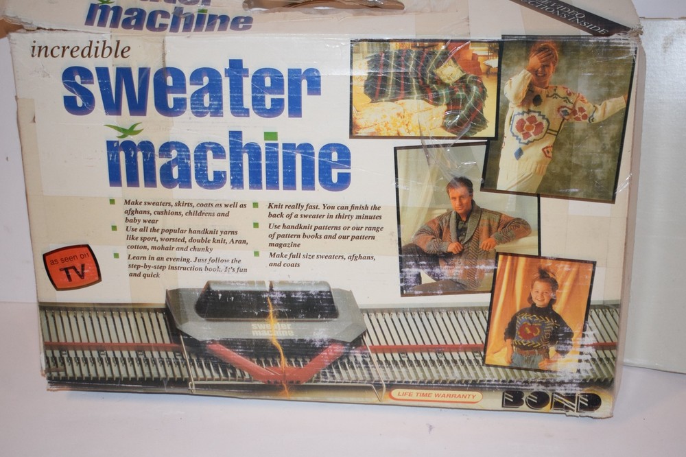 BOND INCREDIBLE SWEATER MACHINE Complete Knitting Machine (FLS43)