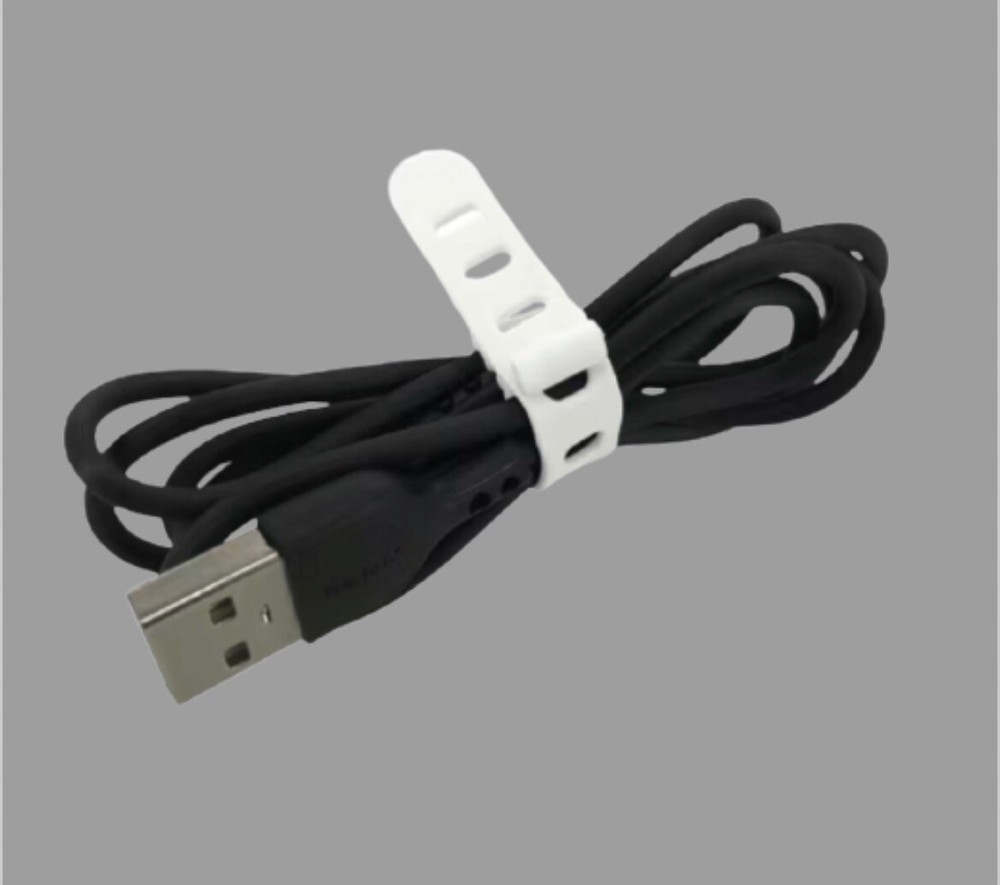 Anti-lost Charging Cable Silicone Strap Organizer Storage (Choose Color)