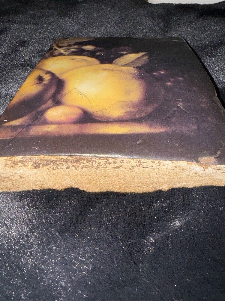 Sid Dickens T-227 Still Life Memory Tile Retired Fruit Pear Grapes FREE SHIP