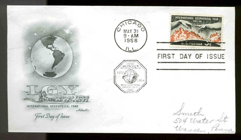 US FDC #1107 Artmaster Cachet Chicago, IL