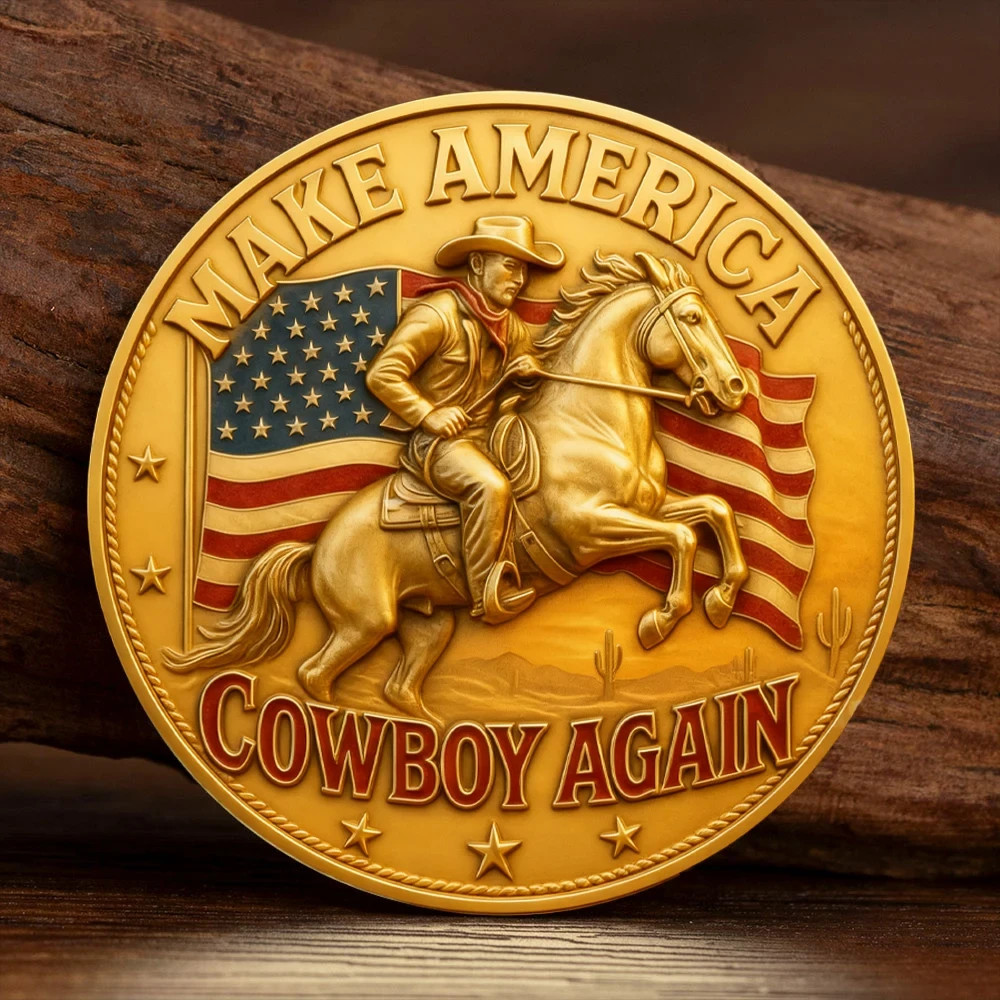 Make America Cowboy Again Commemorative Challenge Coin