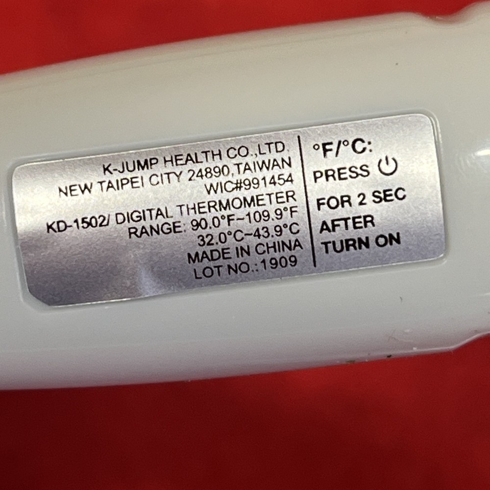 WALGREENS DIGITAL THERMOMETER w/ COVER CASE (k)