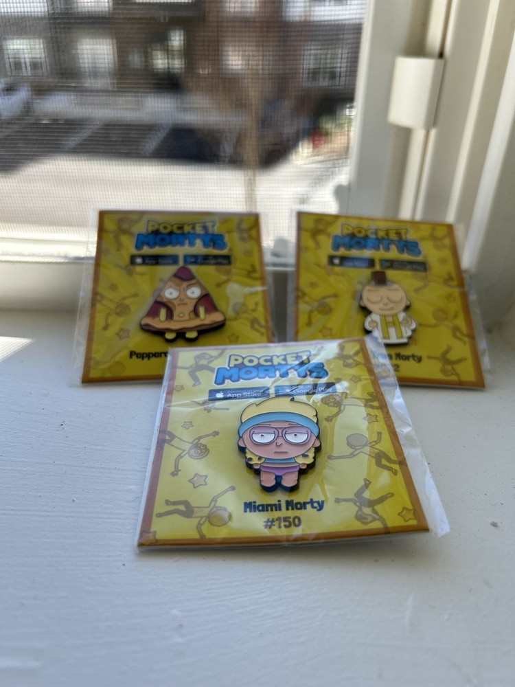 Pocket Morty Pins