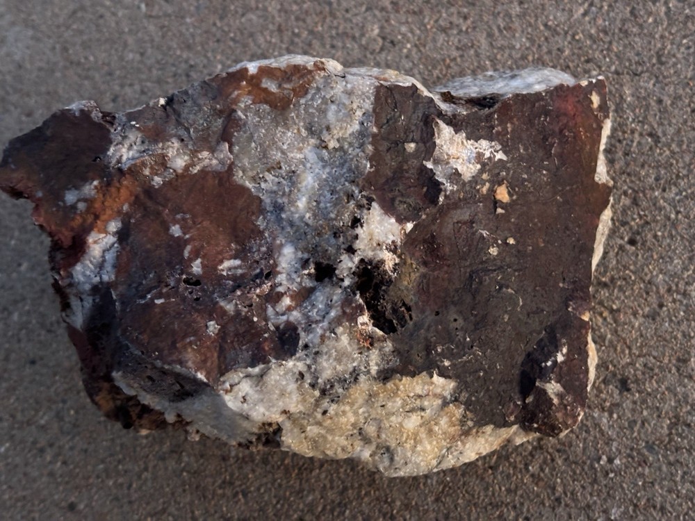 Arizona Gold Ore Quartz With Oxidized Iron