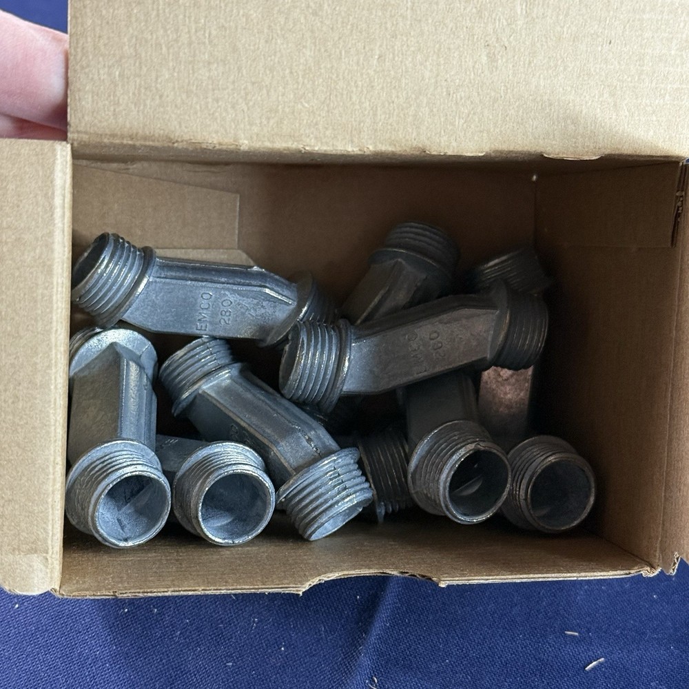 X10 Topaz 1/2" Rigid Offset Nipples, Electrical Conduit Fitting 10 Pack CAT 111