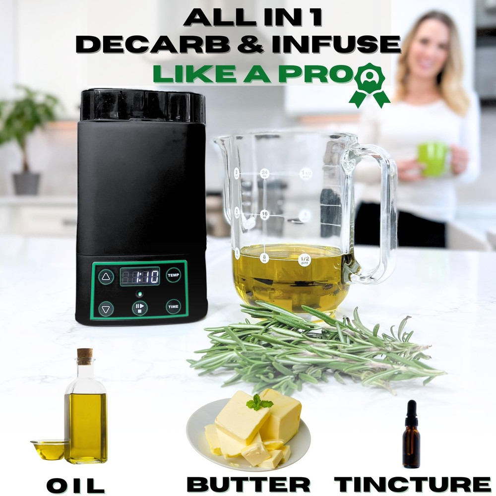 Decarboxylator & Butter Maker Machine, Oil Infuser Machine, Gummy Maker, Mess...
