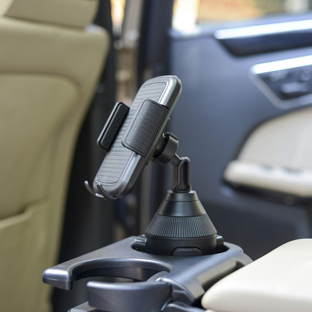 Universal Adjustable Car Phone Mount Cup Holder Cradle Stand For Cellphone