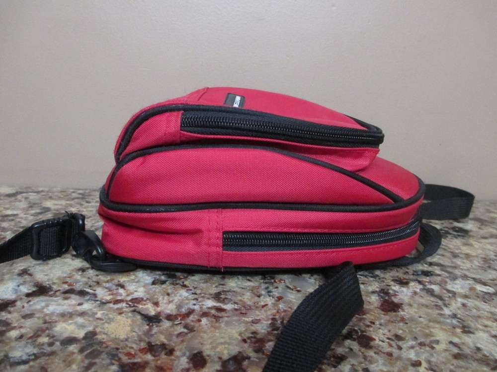 Red Nylon Nintendo DS Storage / Tote Mini Backpack