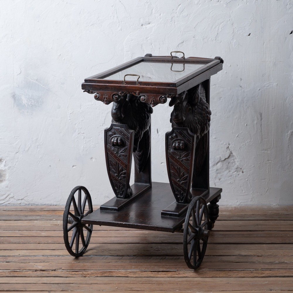 Renaissance Revival Tea Trolley