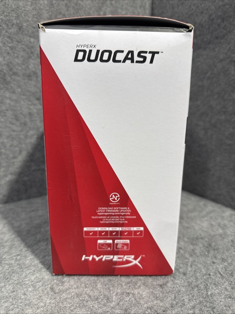 HyperX Doucast Microphone, Customizable RGB Light, PS4 & PS5 - 4P5E2AA