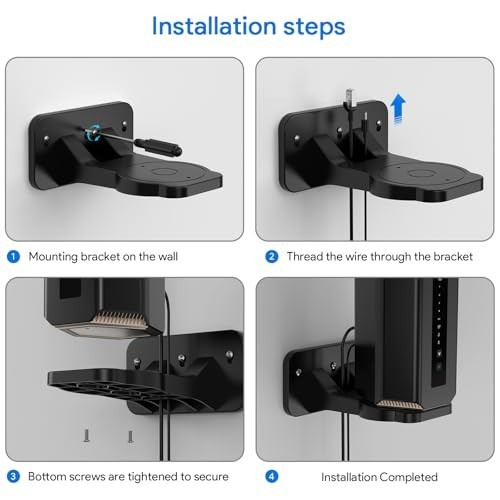 XLTTYWL Orbi 370 Wall Mount Kit, Orbit 7 Mount Bracket Optimize Space Compatible