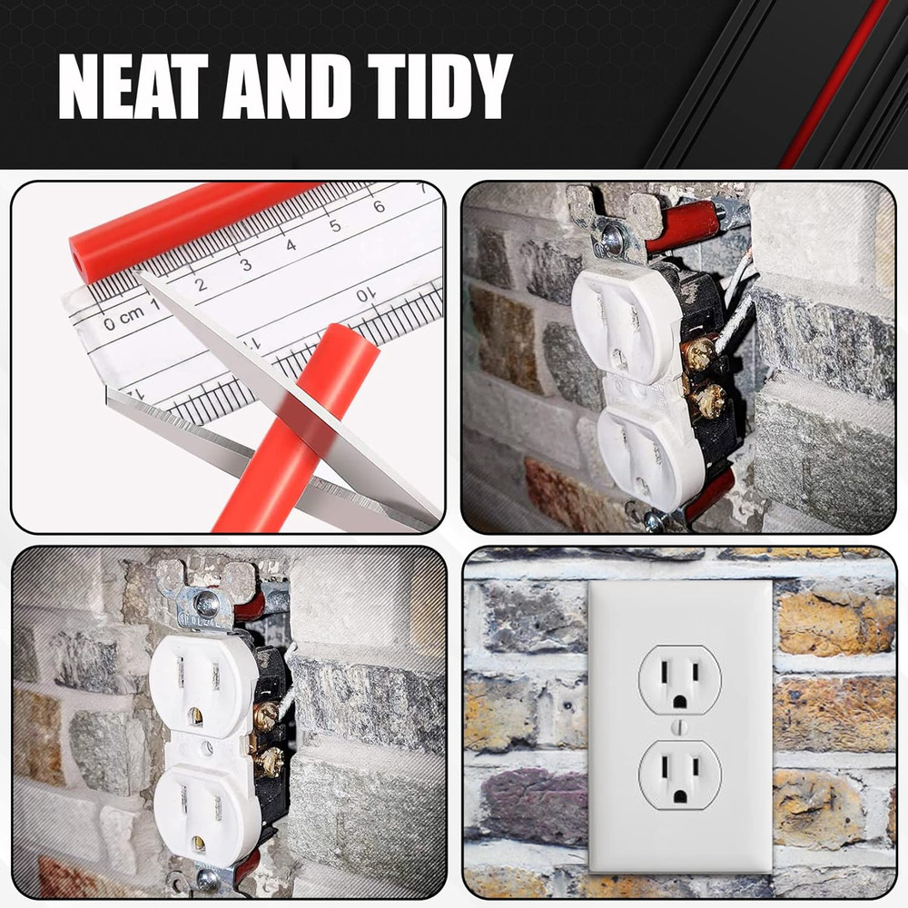 Outlet Spacers - Electrical Outlet Box Extender Kit by - Electrical Switch and