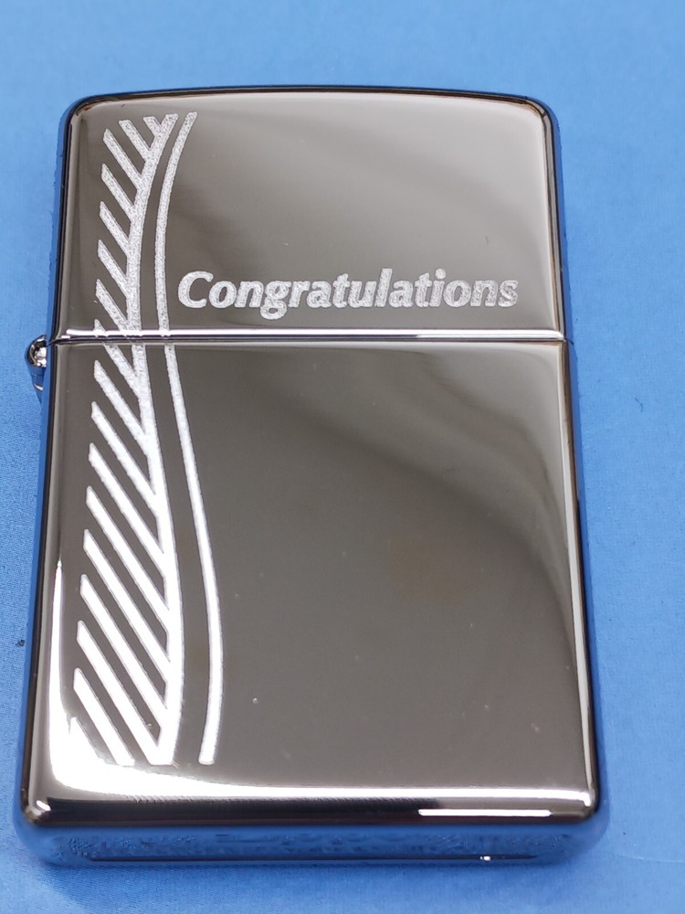 Zippo Congratulations High Polish Chrome 24878