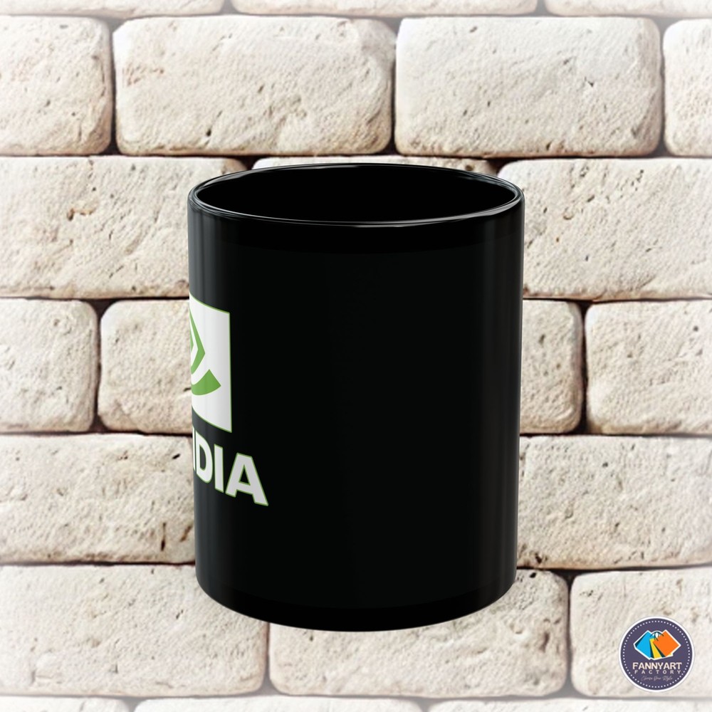 Nvidia Logo Premium Black Coffee Mug