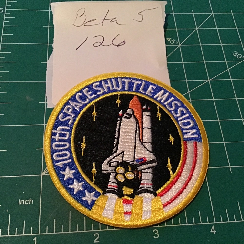 NASA 100th Space Shuttle Mission Tactical Patch Embroidered