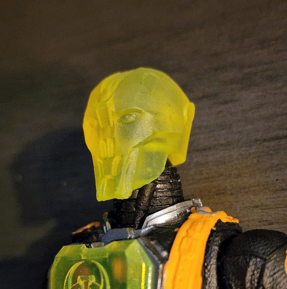 Bright Green Sith Styled Android - 1:12 scale