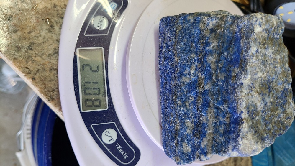 LAPIS LAZULI GEM ROUGH EXCELLENT COLOR