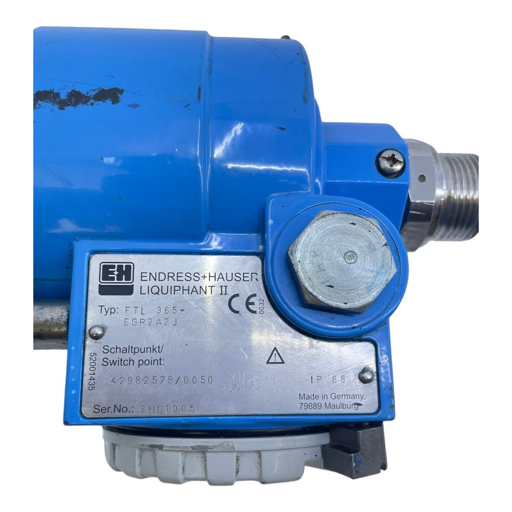 Endress+Hauser Liquiphant II FTL365-EGR2A2J Level Limit Switch Sensor