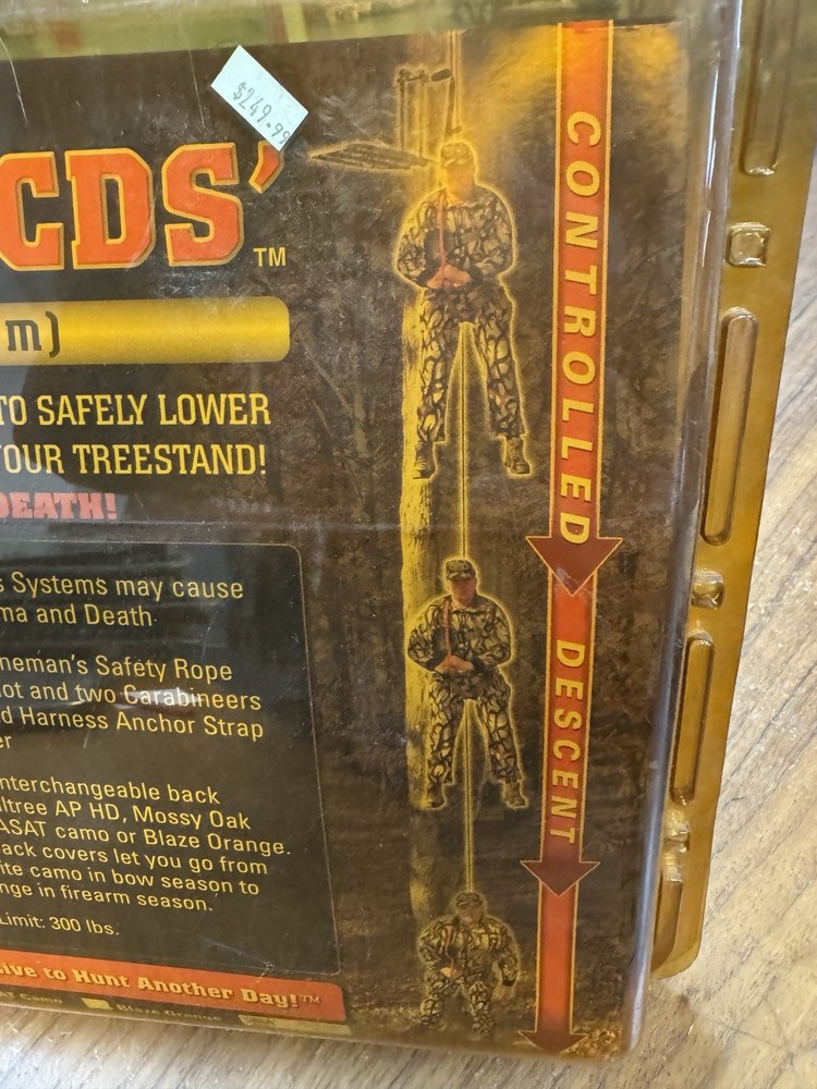 Rescue One CDS Controlled Decent System) Treestand Slow Fall Safety Device