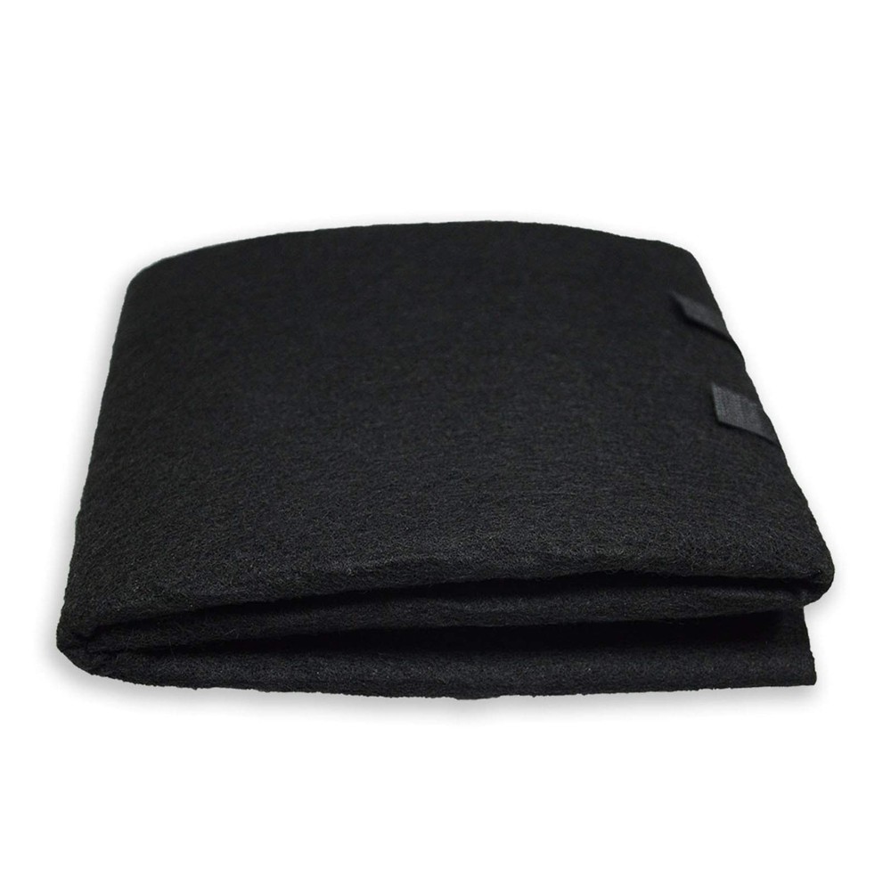 Furnace Filter Replacement, 16x48 Inch Carbon Sheet, Black