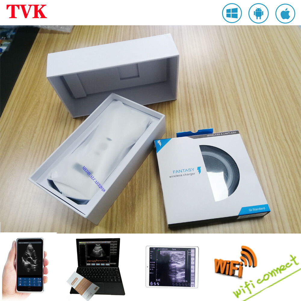 3 in 1 (Convex+Linear+Cardiac) WiFi Color Scanner Support iOS, Android, Windows