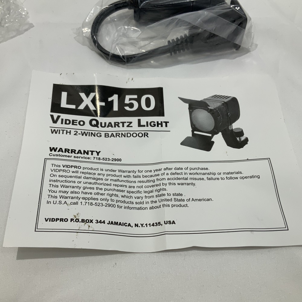 Vidpro Halogen Video Quartz Light LX-150