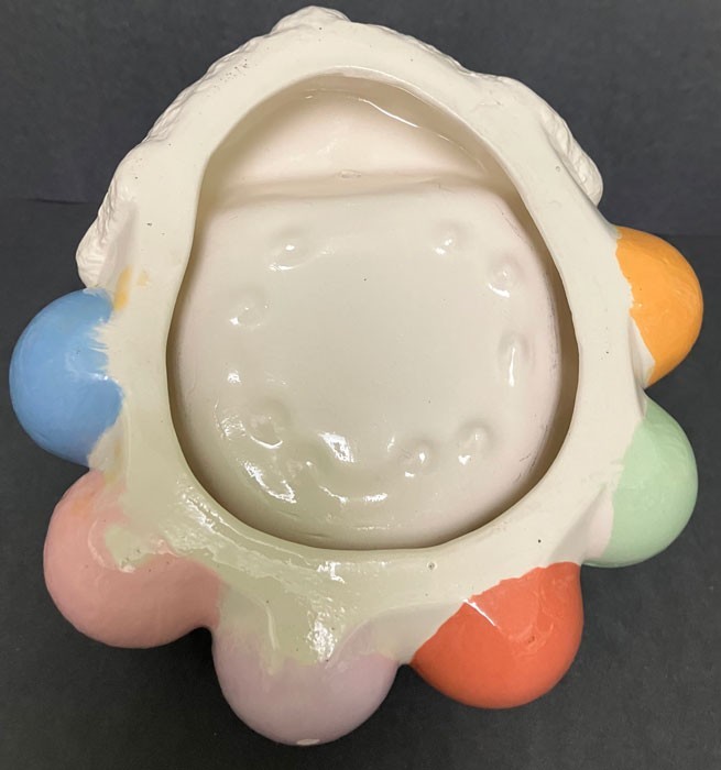 VINTAGE CERAMIC CANDY TRINKET EASTER DECOR BUNNY DISH