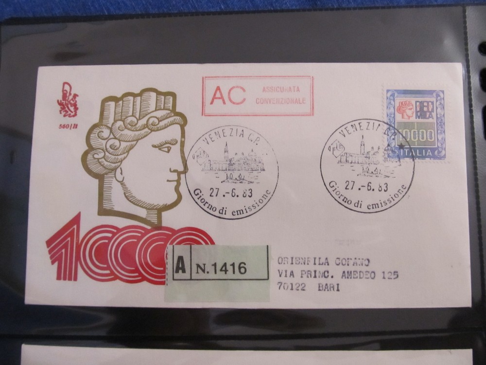 Italy 1983 FDC LR120F67