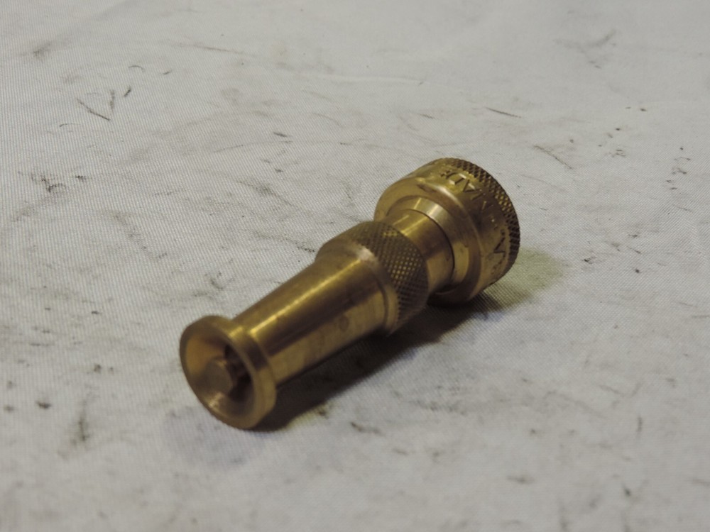 LAP AN-12 3" Solid Brass Twist Type Hose Nozzle w/ Washer