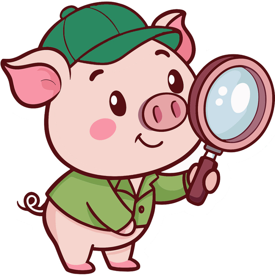 30 Custom Sherlock Pig Personalized Address Labels