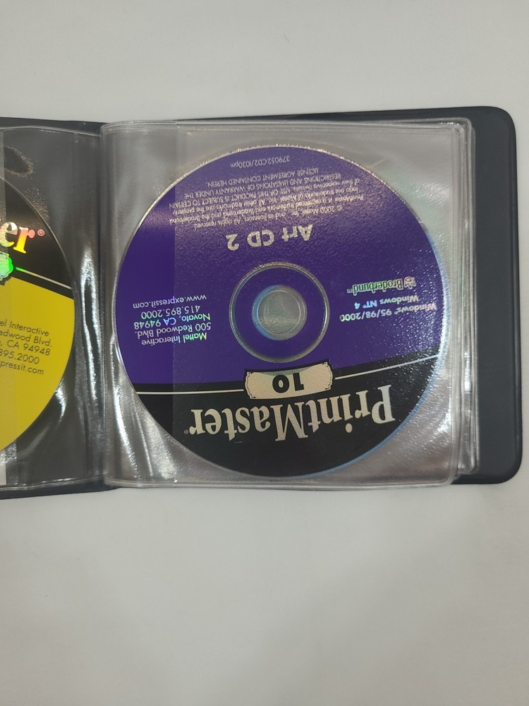 PrintMaster Platinum 10 1997-9 CD’s Complete & Tested.