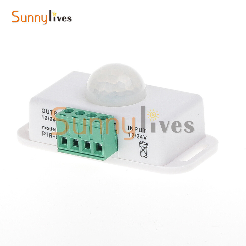 Automatic DC 12V-24V 6A/8A infrared PIR Motion Sensor Switch For LED Strip Light