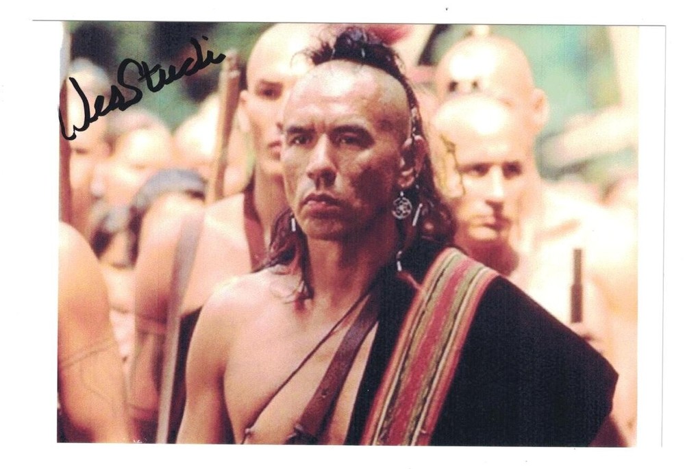 Wes Studi Signed Autographed 4x6 Photo Actor Cherokee D