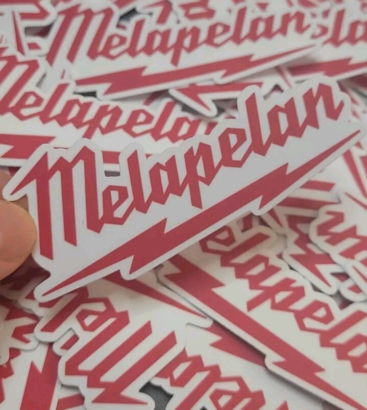 Melapelan Die Cut Vinyl Sticker