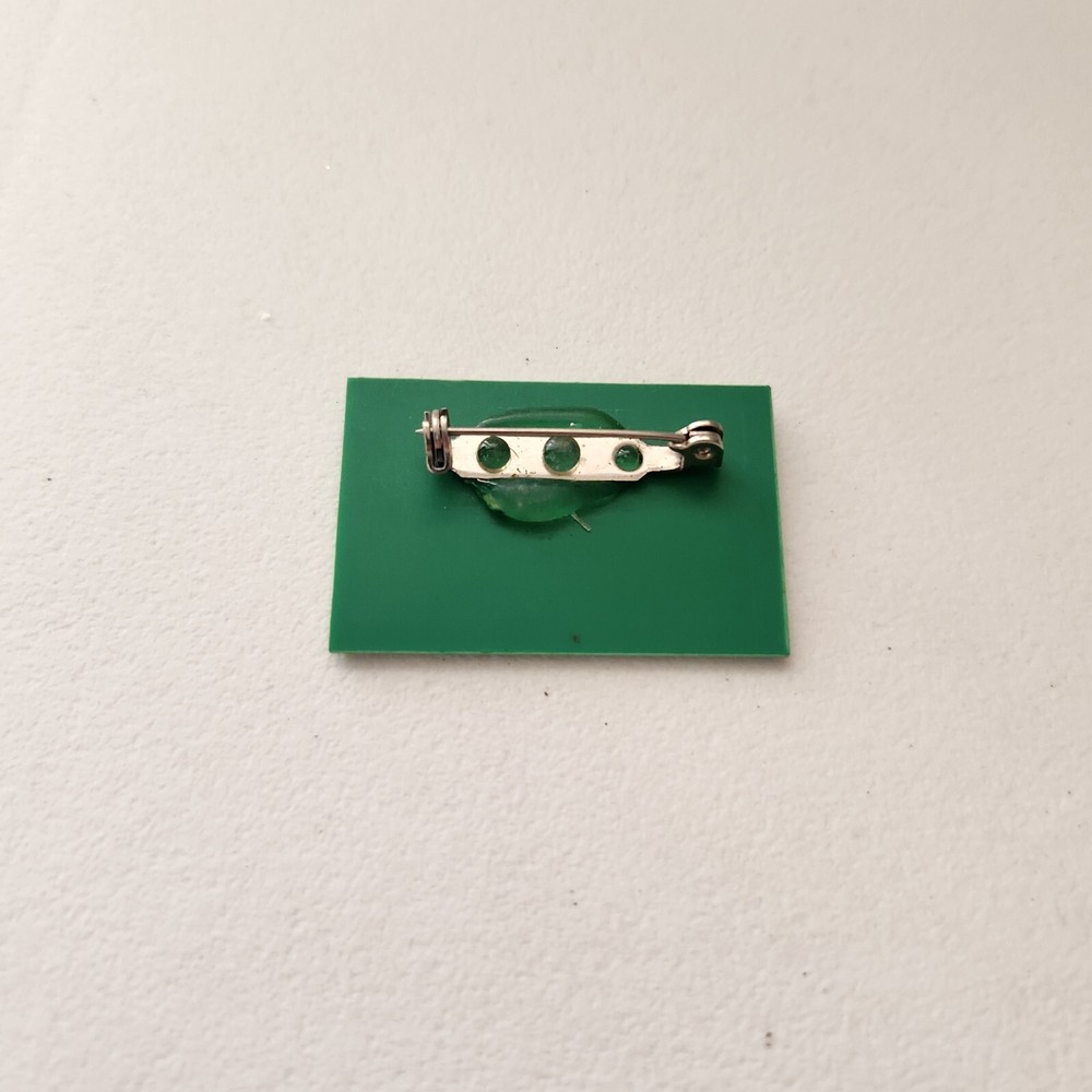 Vintage John Deere Lover Plastic Badge Lapel Hat Jacket Pin