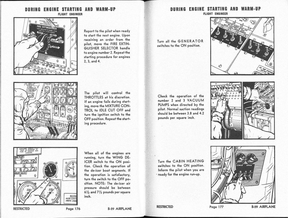 REPRINT WWII B-29 BOEING FLIGHT & OPERATION MANUAL 1943