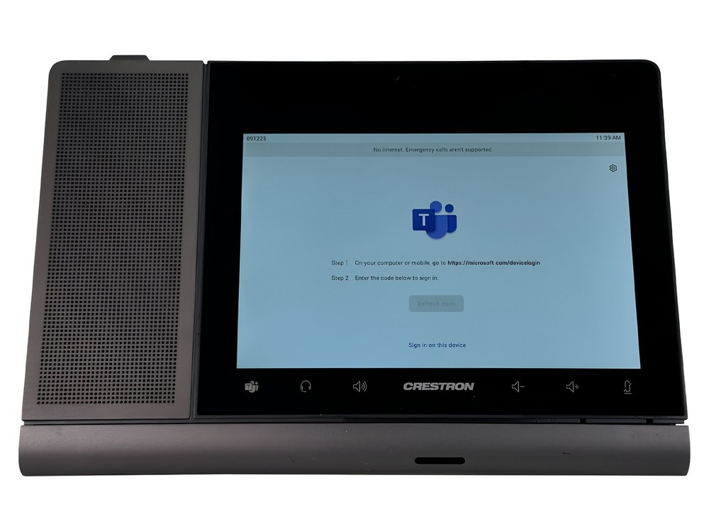 ✅Crestron M202029002 8" Flex Display Desk Phone for Microsoft Teams Software🔥