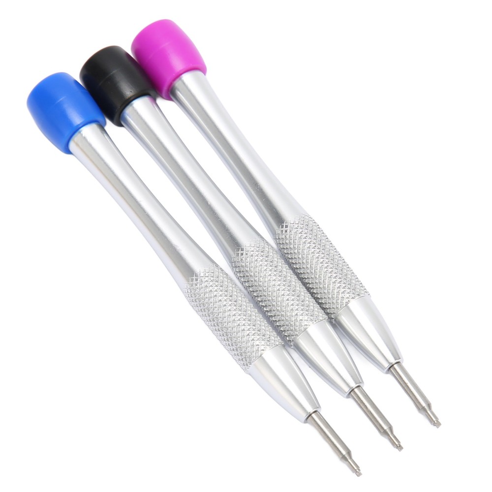 3Pc Metal Triangular Screwdrivers Set For 3235 Watch Movement Accessories