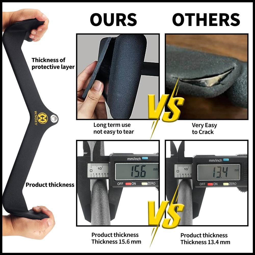 Lat Pull Down Bar, LAT Pulldown Attachments T-bar V-bar,Pull Down Bar with Er...