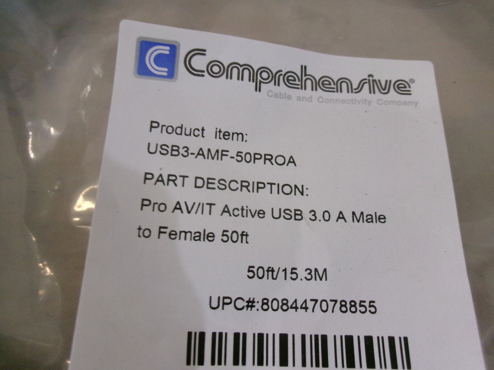 NEW COMPREHENSIVE USB3-AMF-50PROA PRO AV/IT ACTIVE USB 3.0 A