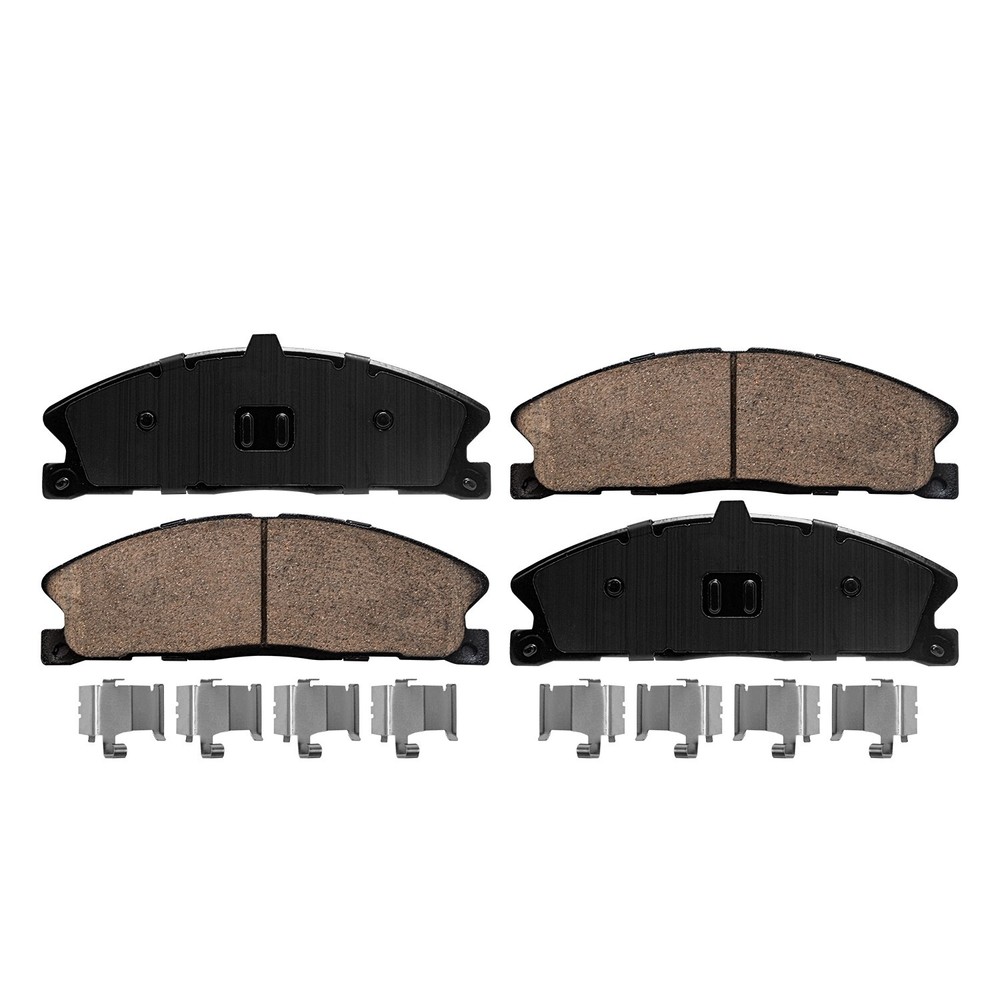 Front Ceramic Brake Pads w/Hardware for Explorer Flex Taurus MKS MKT