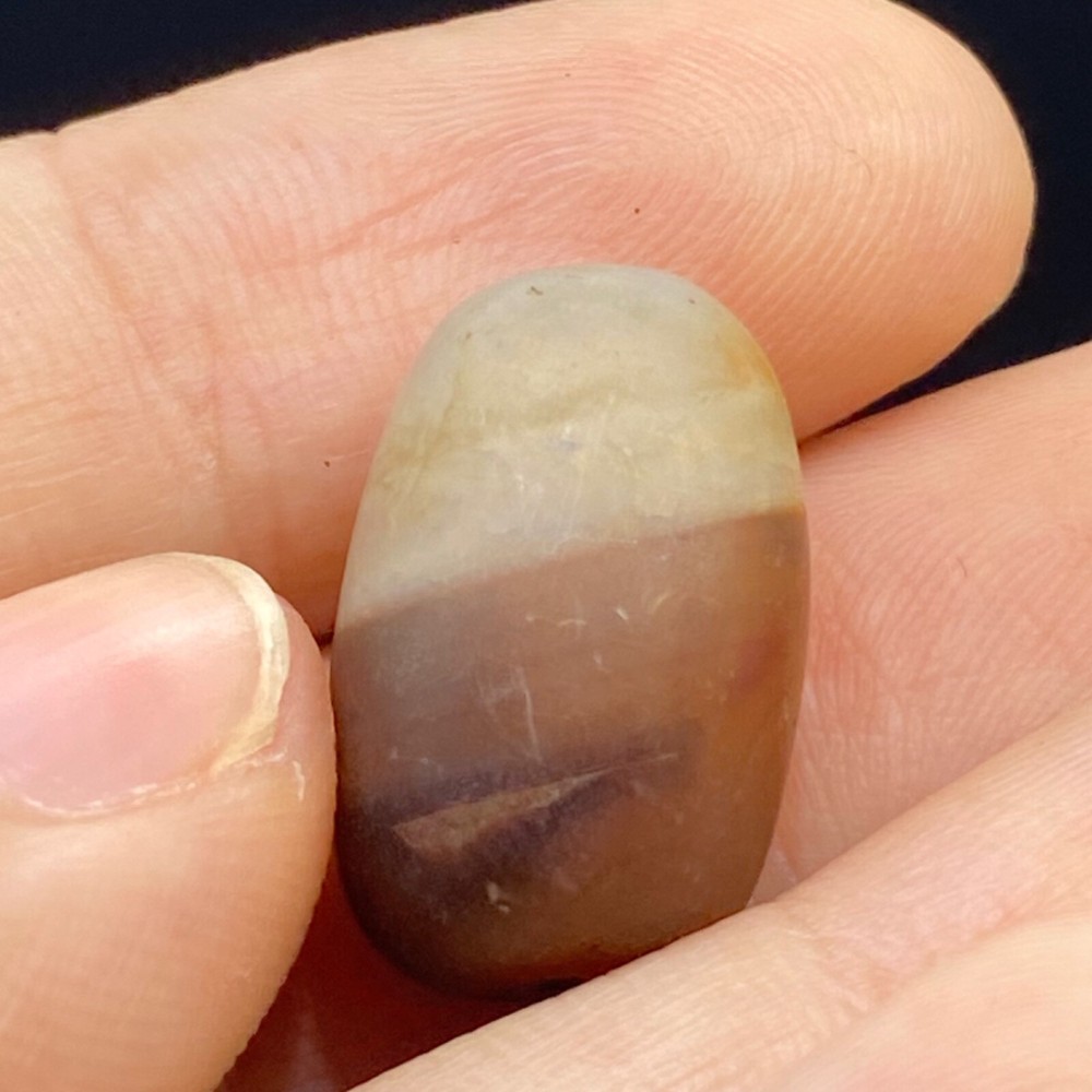 Large Authentic Ancient Tibetan Himalayan Agate Bead