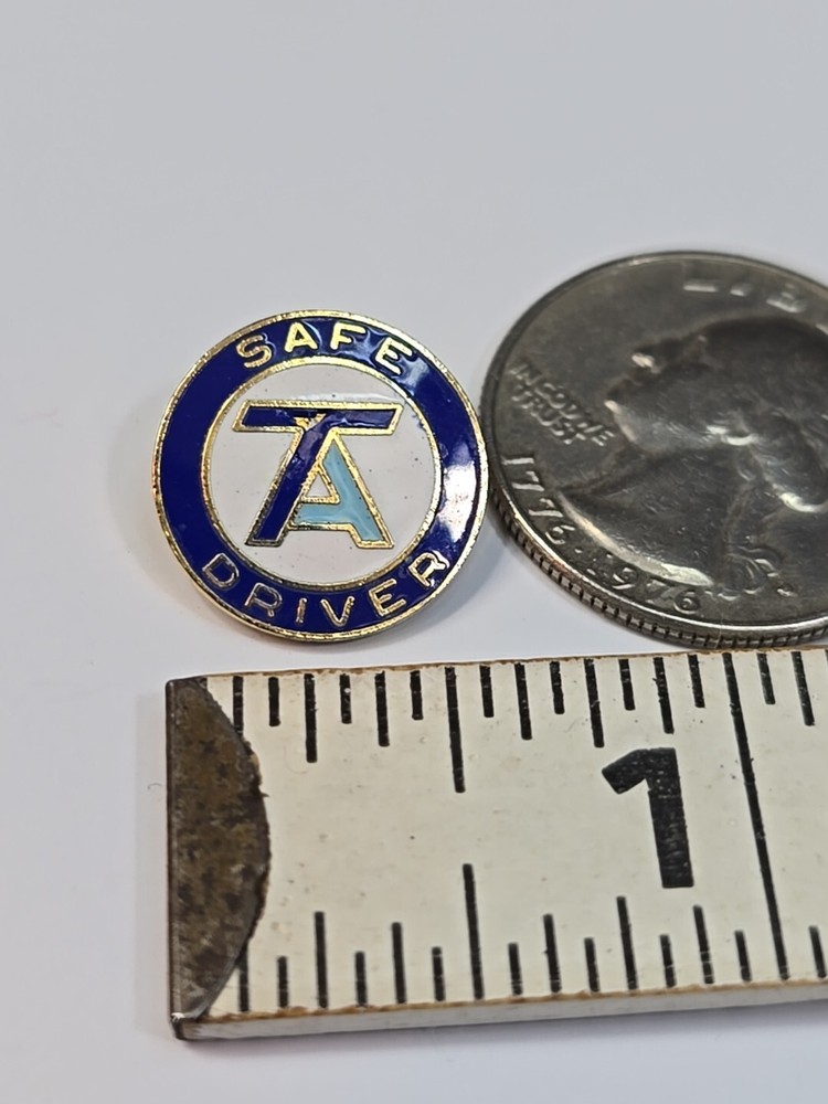 TA Safe Driver Award Tie Tack Lapel Pin