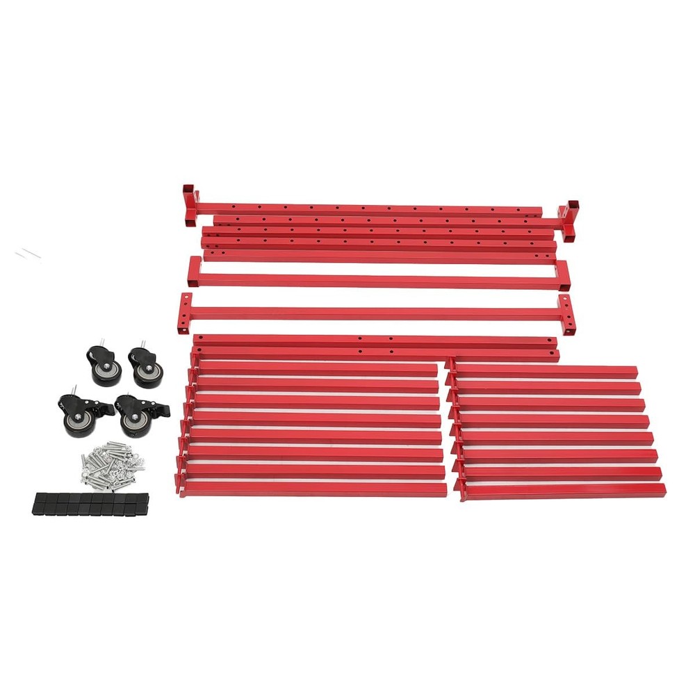 Floor Mobile Bumper Storage Rack Heavy Duty Double Sided Bumper Storage Rack