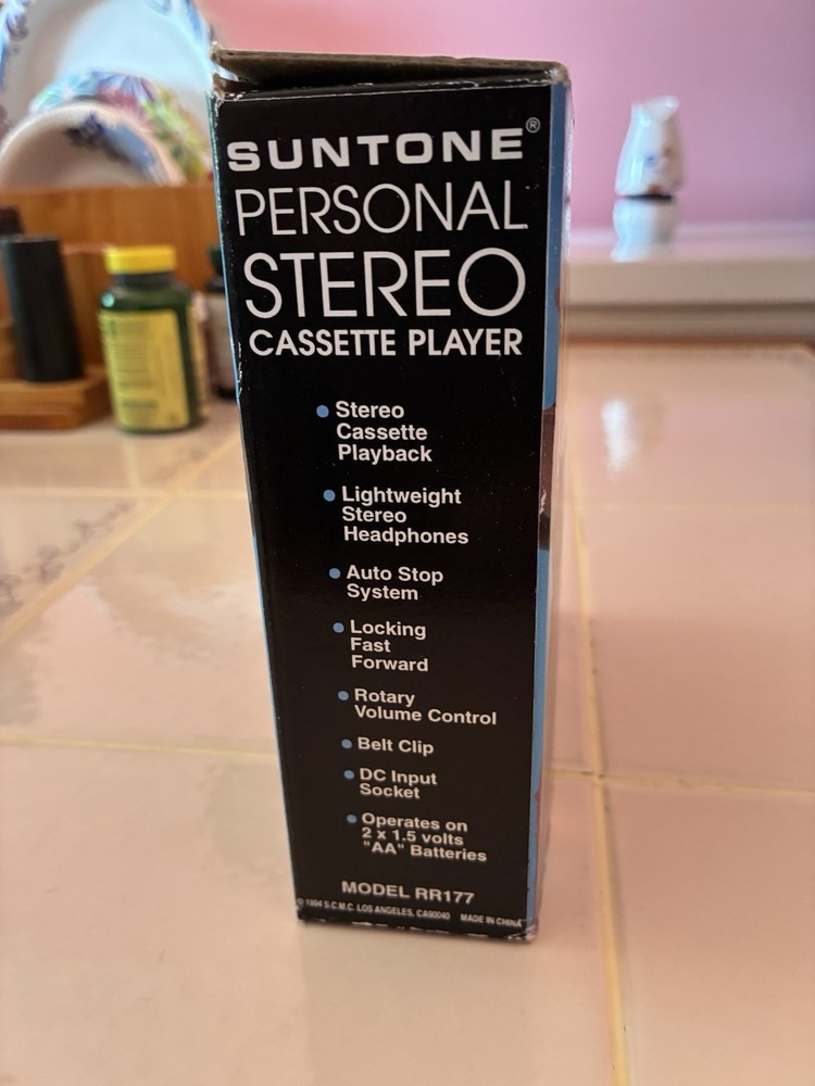 New Suntone Personal Stero Cassette Player