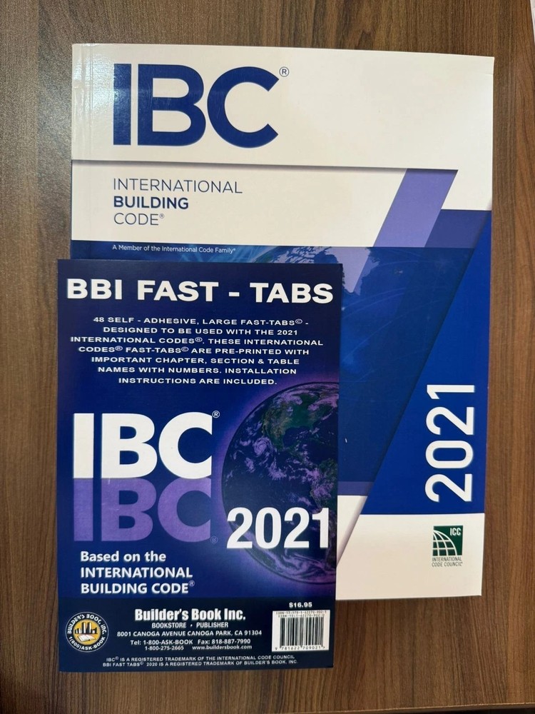 2021 IBC BUILDING CODES WITH FAST TABS - Fedex fast delivery